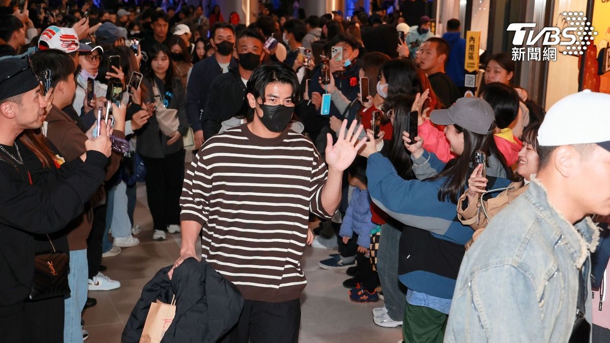 陳傑憲一現身就引發現場尖叫。(圖/趙世平攝)