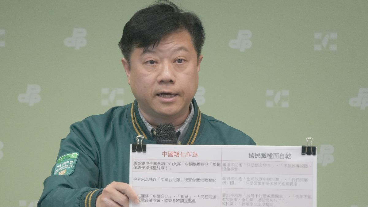 民進黨中國部主任吳峻鋕。(圖/民進黨提供)