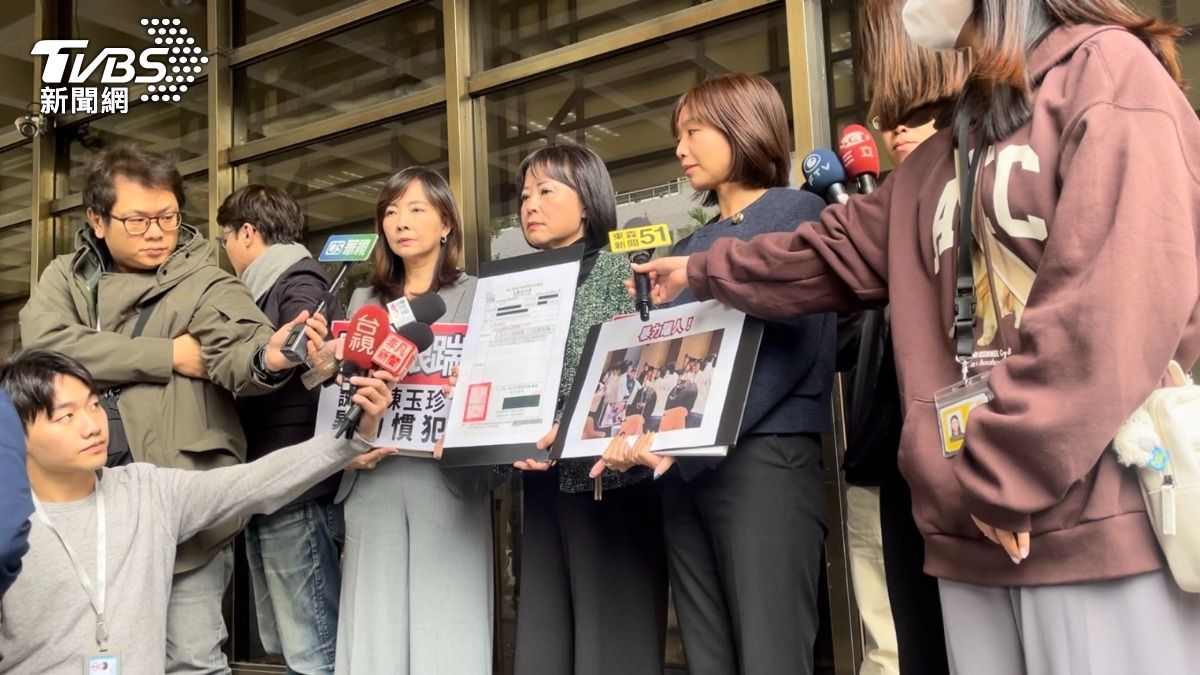 民進黨立委林月琴按鈴提告國民黨立委陳玉珍。(資料圖/潘千詩攝)