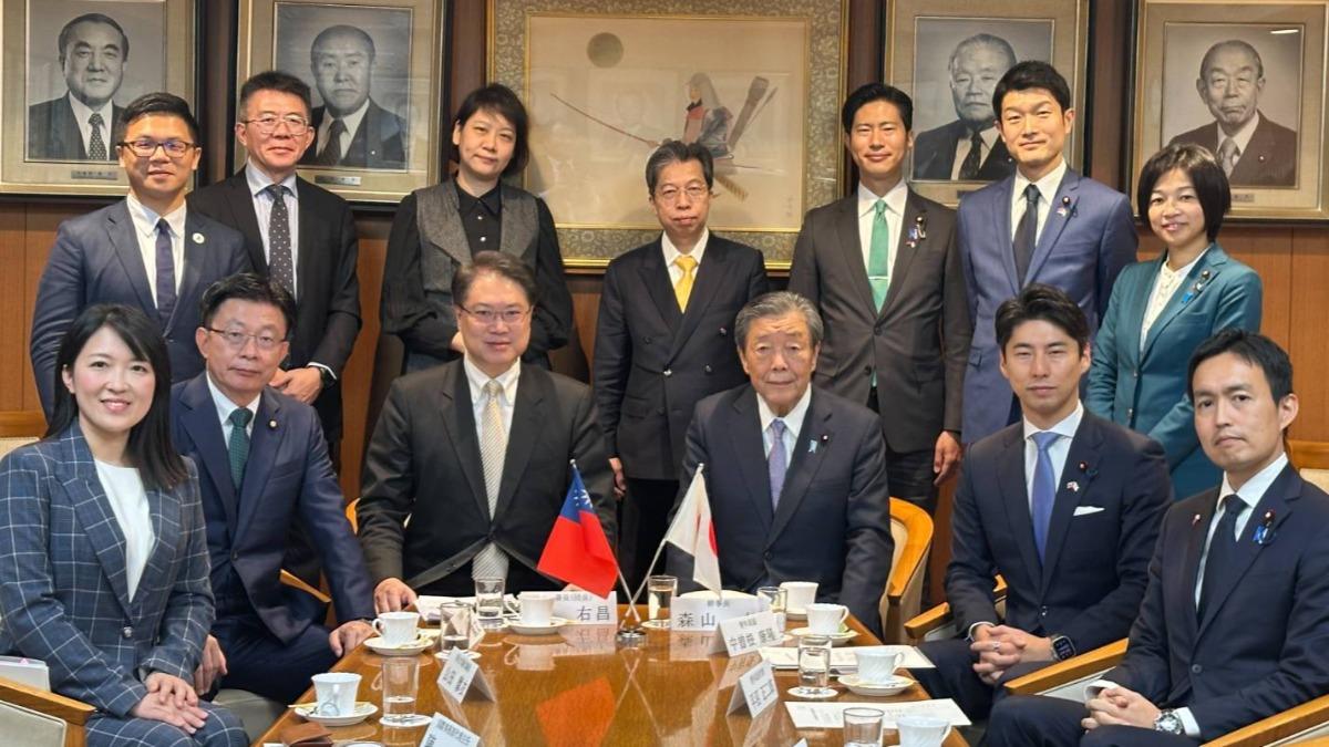 林右昌睽違20年再訪自民黨　盼建立兩黨定期交流機制
