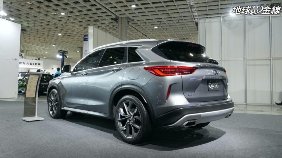 2025年式Infiniti QX50在台灣有3個車型等級，分別是189萬豪華領航版、213萬風尚領航版、245萬旗艦領航版。（圖／地球黃金線）