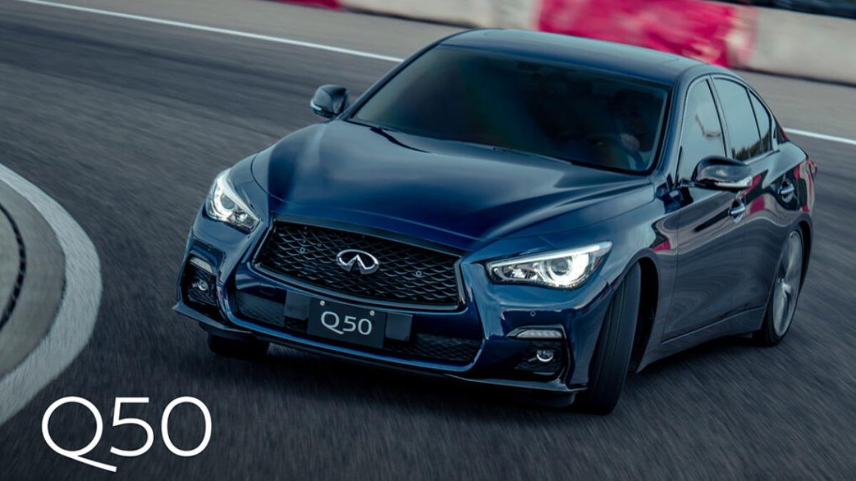 Q50搭載3.0升V6雙渦輪增壓引擎，輸出300匹馬力、40.8公斤米扭力。（圖／Infiniti提供）