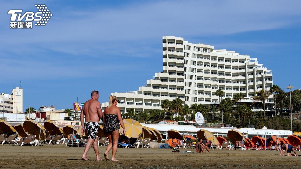 英格萊斯海灘（Playa del Ingles）渡假村。（示意圖／shutterstock達志影像）