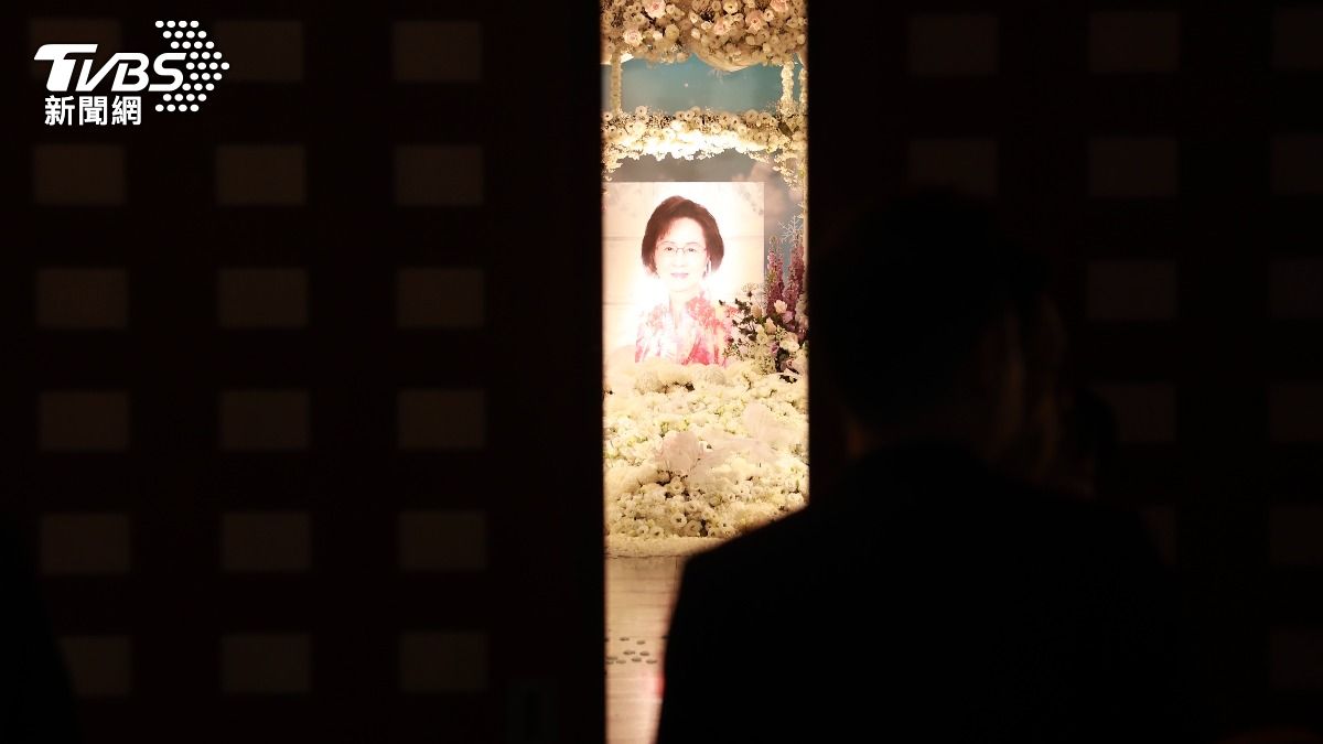 瓊瑤遺照曝光。（圖／黃城碩攝）