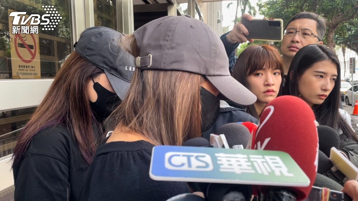 陳彥翔已故妻子的3姊妹。（圖／潘千詩攝）