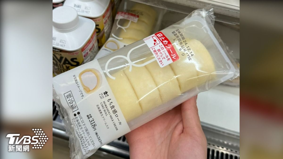 Uchi Café奶油麻糬生乳捲。(圖/讀者提供)