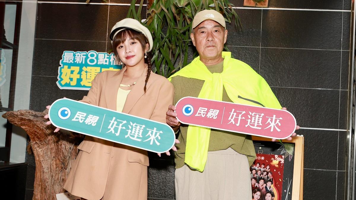 賴慧如(左)、龍天翔有許多精采對手戲。(圖/民視提供)
