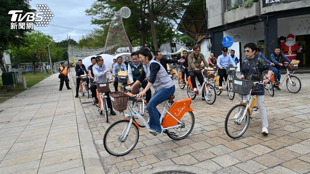台東縣YouBike啟用。（圖／TVBS）