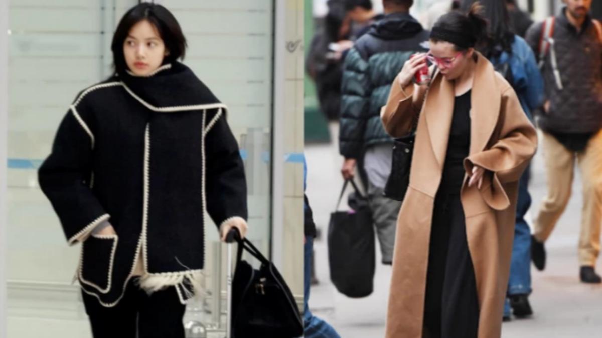 LISA(左圖)、近期Selena Gomez(右圖)都曾穿過。(圖/翻攝自X@KGAJA)