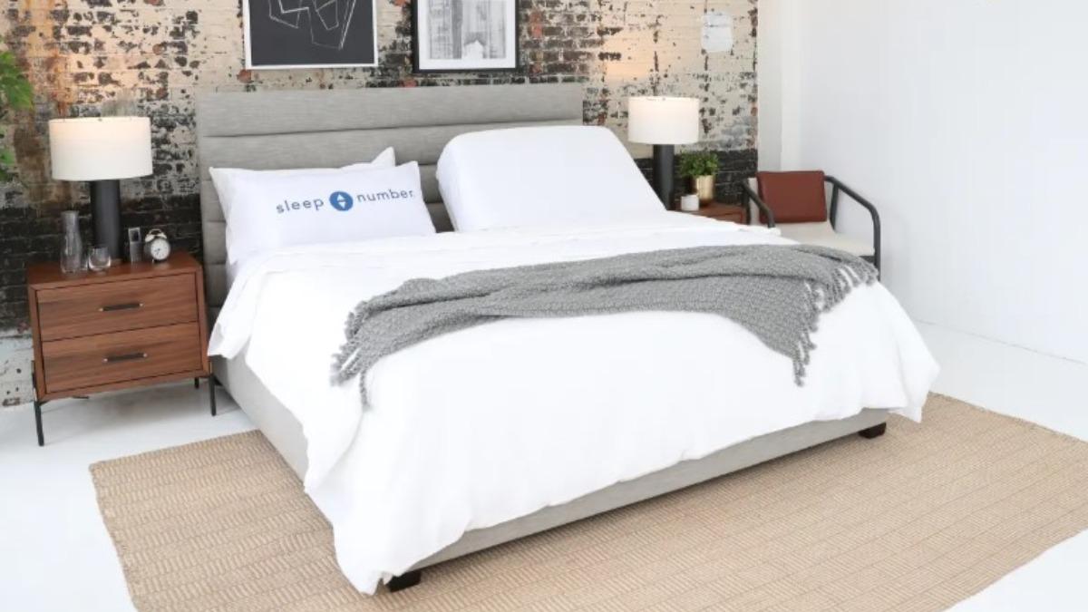 「Sleep Number」品牌的電動床。(圖/翻攝自Sleep Number)