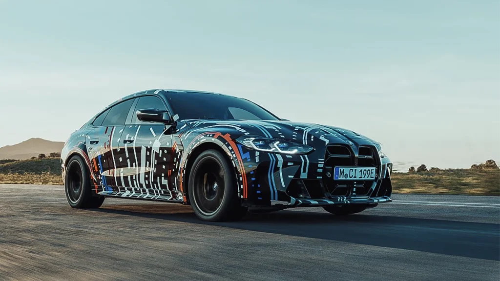 M High Performance Prototype原型車主要基於現行i4平台作為開發基礎。（圖／BMW提供）