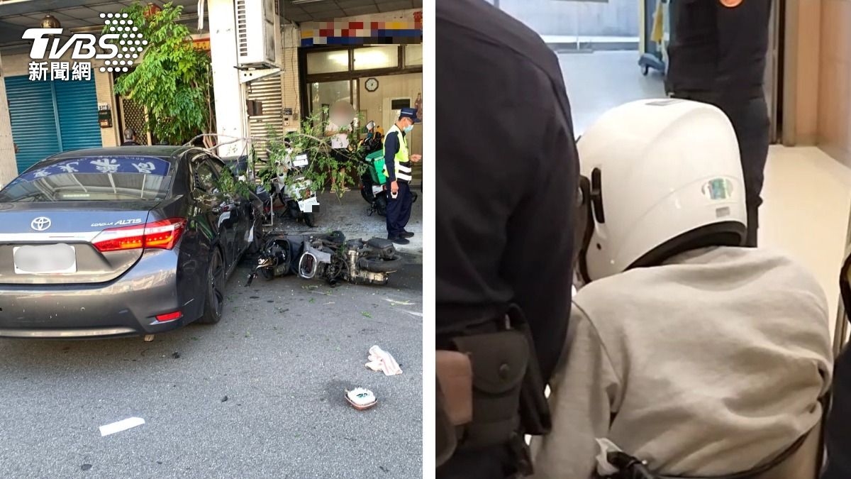 嗨完醉後上路撞爆9車釀1死3傷 台中刺青包手男收押