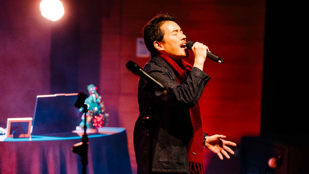 四分衛主唱阿山演出音樂劇《Best Wishes》，更獻唱多首經典歌。（圖／王道銀行教育基金會提供）