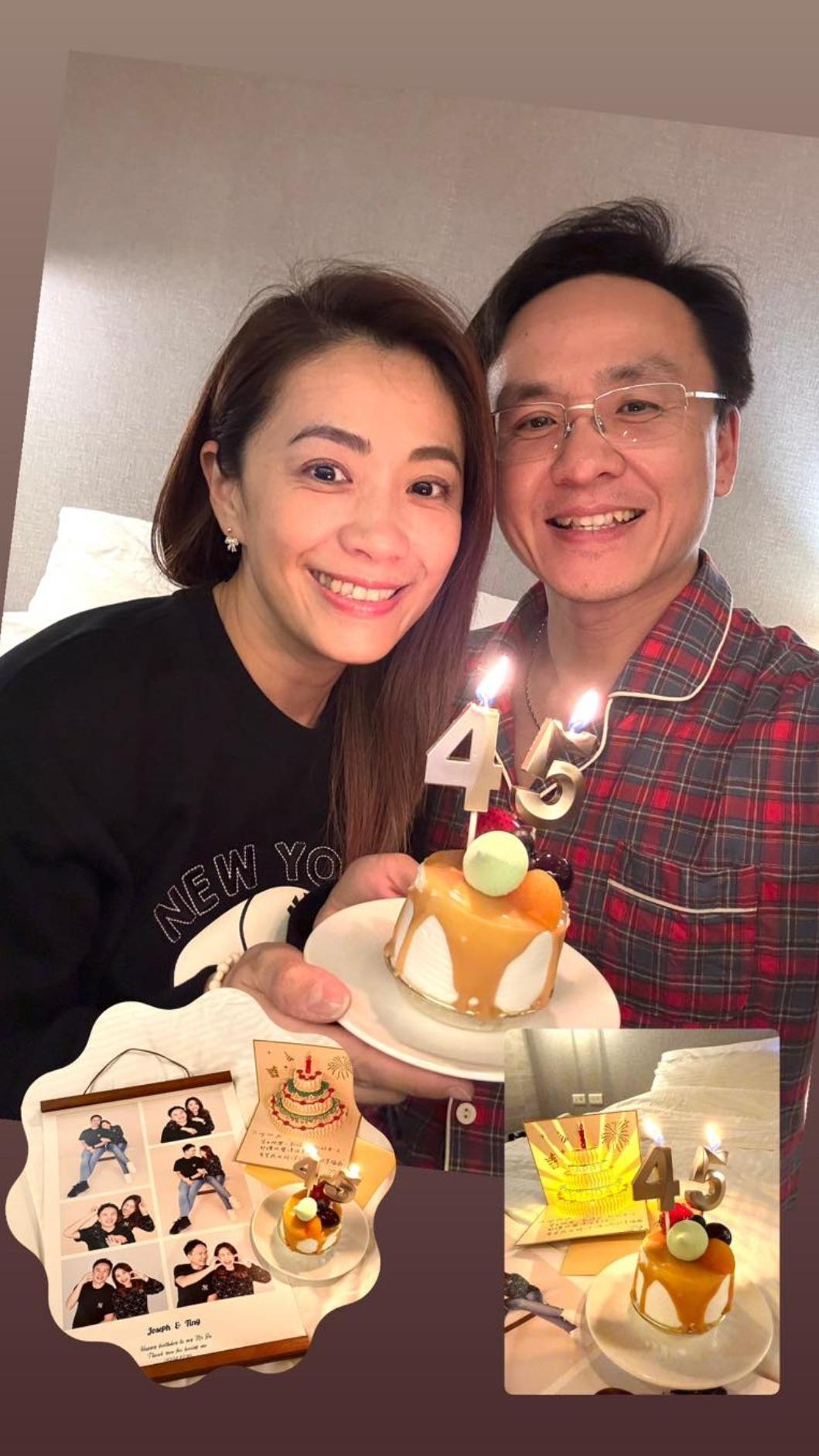 Joseph貼出和柯以柔的合照放閃。(圖/翻攝Joseph臉書)