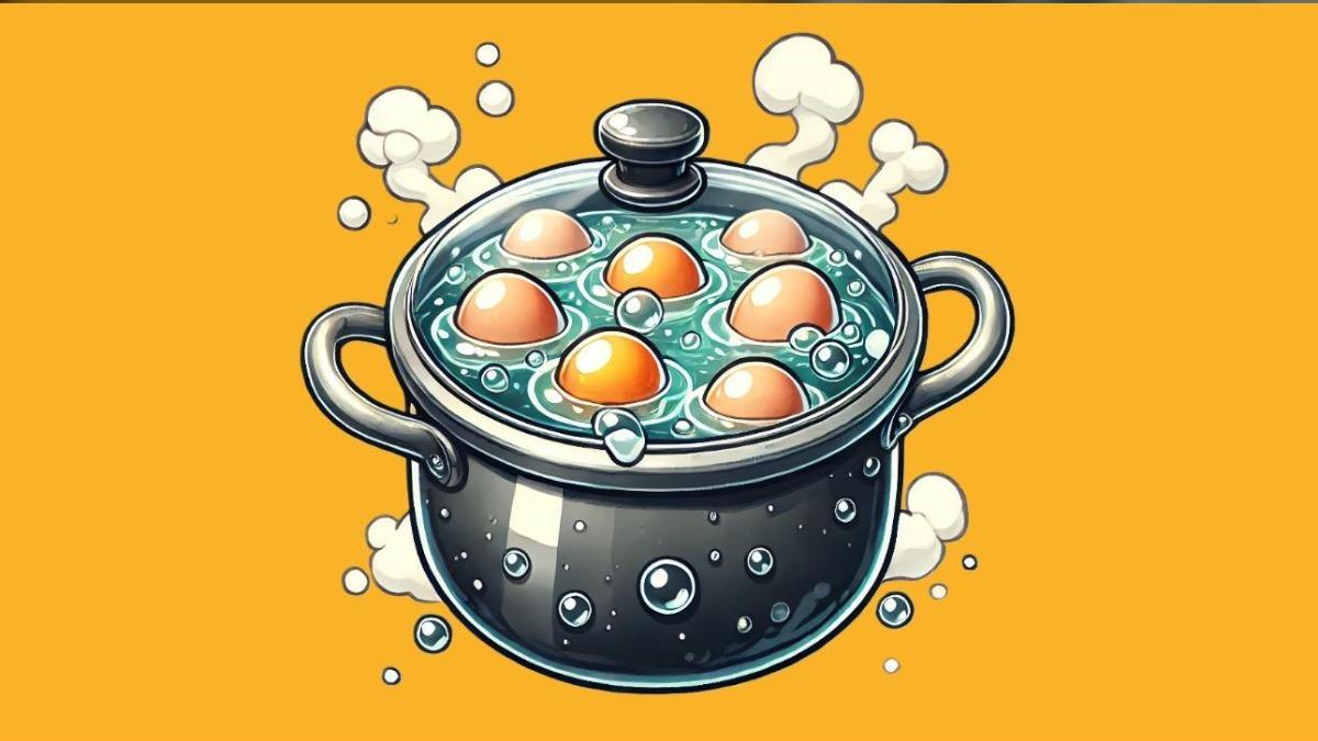 避免高溫、長時間加熱的烹調方式可有效防止蛋黃發黑。(圖/翻攝自Yahoo JAPAN)