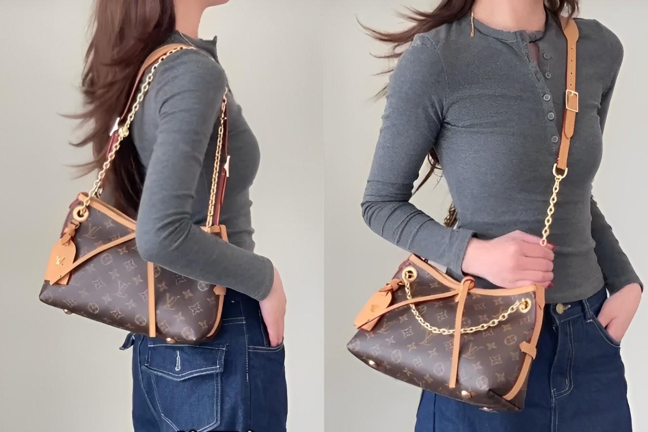 LV CarryAll bb新設計。(圖/翻攝自Louis Vuitton)
