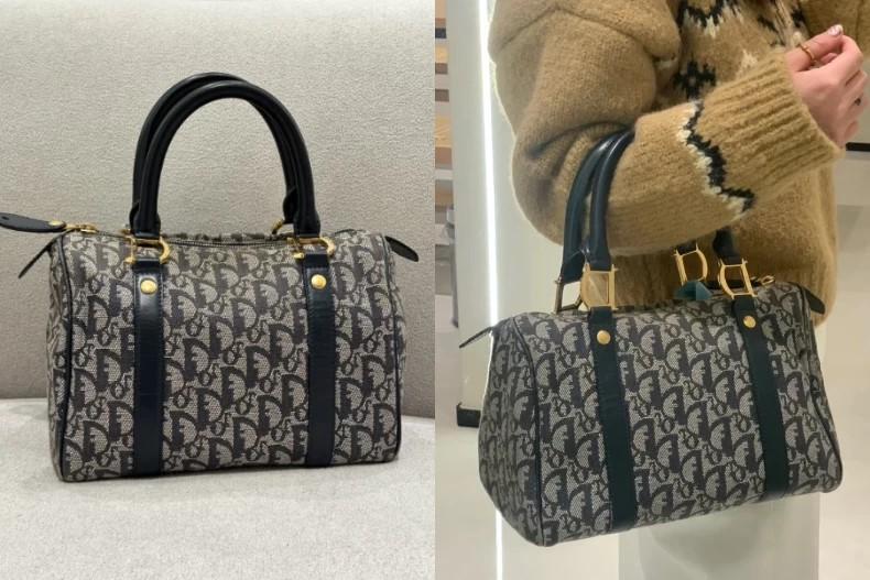 最推薦買的中古包：DIOR Boston bag。（圖／翻攝自小紅書@Bonbon_atelier）