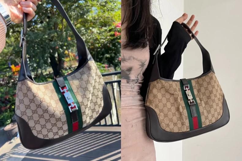最推薦買的中古包：GUCCI Jackie。（圖／翻攝自小紅書@桃家中古）