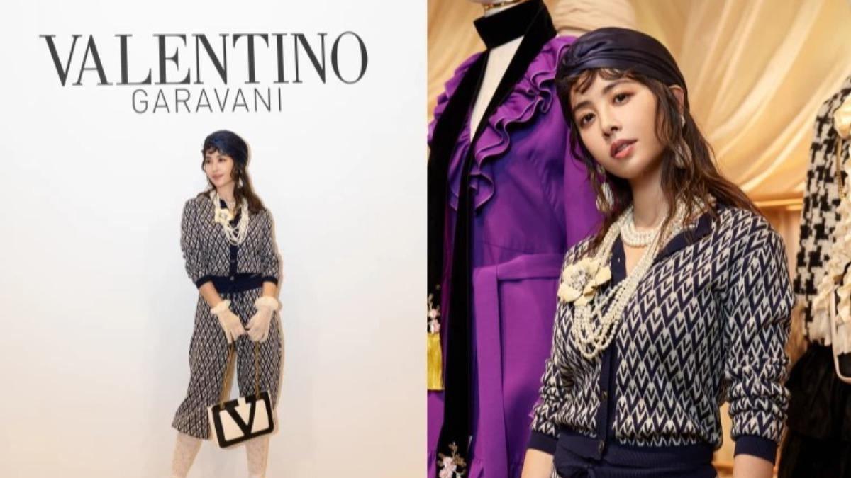 蔡依林現身Valentino 微風信義專賣店。（圖／Valentino提供）