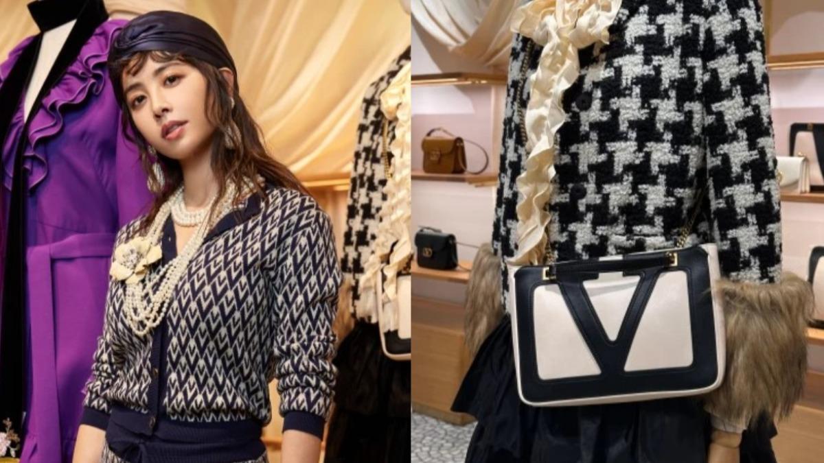 蔡依林現身Valentino 微風信義專賣店。（圖／Valentino提供）
