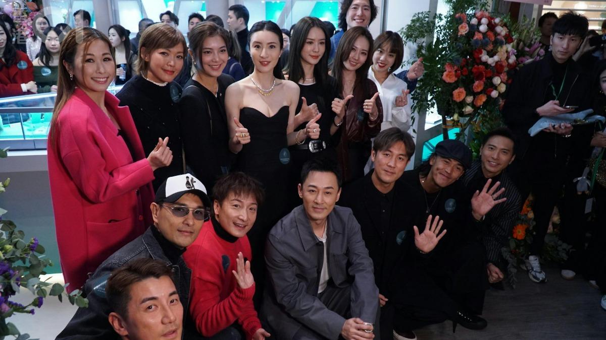 開幕活動邀請了眾多藝人撐場。（圖／香港01）