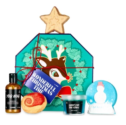 【LUSH 嵐舒】美滿佳節禮盒／沐浴泡澡禮盒，優惠價2100元。(圖／業者提供)