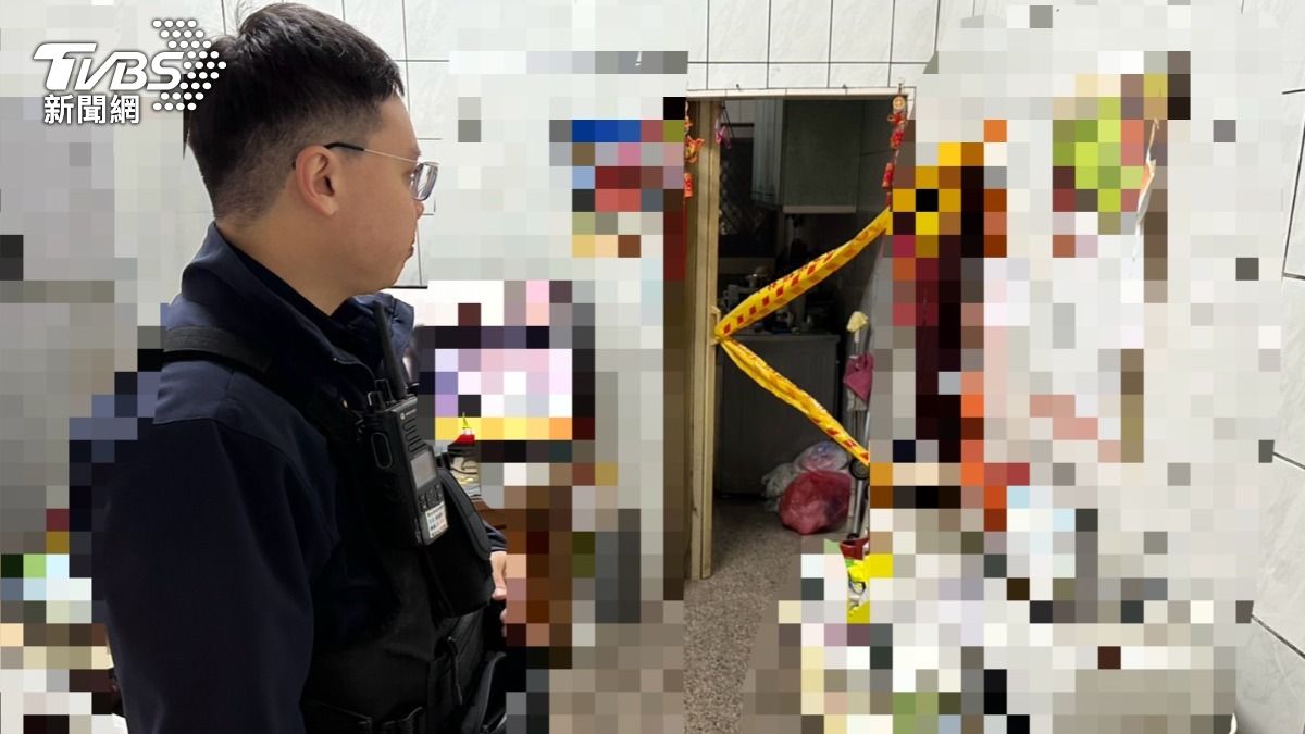 軍警急忙衝至現場拉起封鎖線。（圖／TVBS）