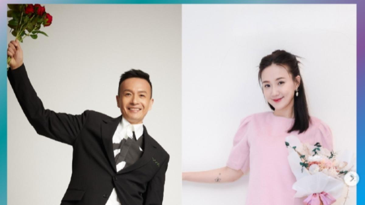 小鐘和何妤玟的照片意外被誤會。(圖/翻攝桃園跨年晚會IG)