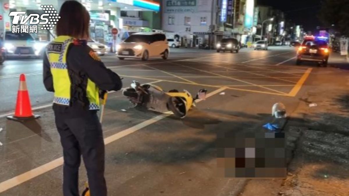 台東發生一起死亡車禍。(圖/TVBS)