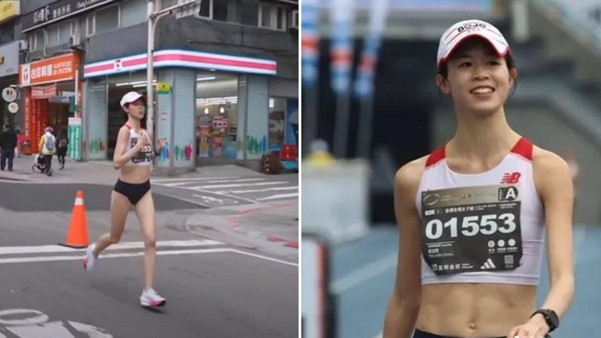 台北馬拉松「長腿姐姐」太吸睛被直播15分鐘 超狂身分曝光了