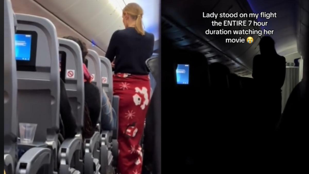 搭機7小時!女「全程站走道」乘客看傻 網同情:生病了?