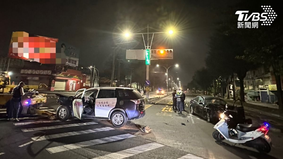又見喪屍菸彈!高雄男毒駕昏睡路邊 拒檢「撞爛車」釀3警傷