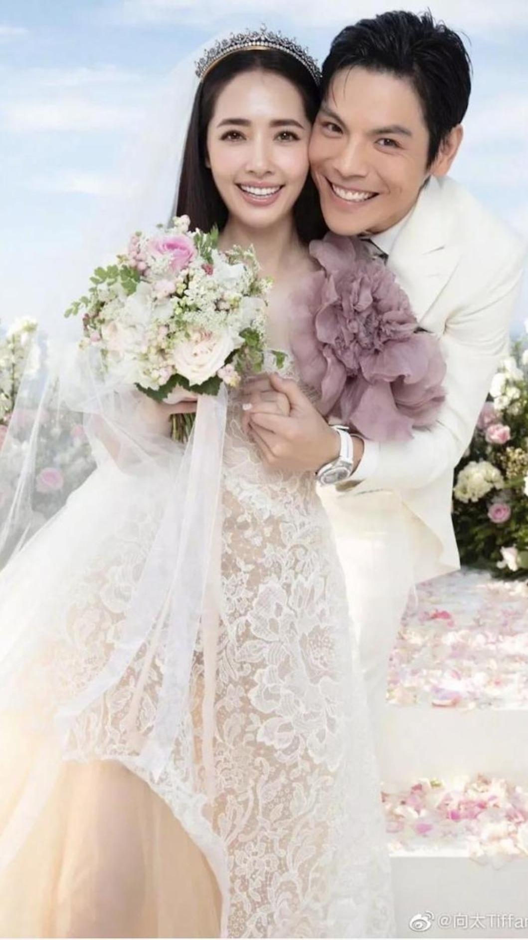 郭碧婷在2019年嫁給向佐，兩人育有一兒一女。（圖／翻攝自向太微博）