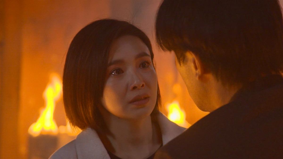 吳婉君難忘在火場拍戲,火棍掉在身旁嚇壞她。(圖/民視提供)