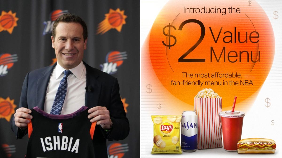 NBA/太陽老闆超佛!主場推「超省菜單」 每樣都只要2美元