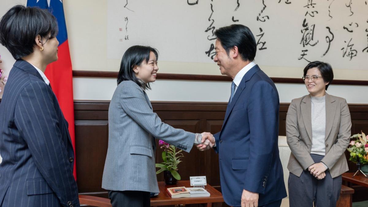 「king maker」預言成真 賴清德接見美國國家圖書獎得主