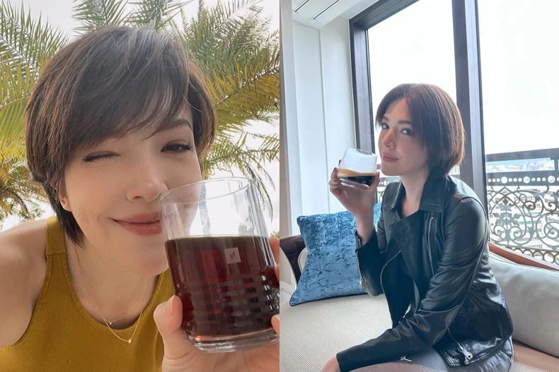水分攝取是許瑋甯保持苗條身材與健康膚質的關鍵之一。（圖／翻攝自許瑋甯IG）