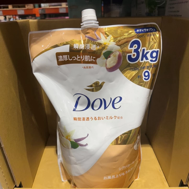 DOVE 多芬杏仁香草奶香沐浴露。(圖/女大編輯部攝)