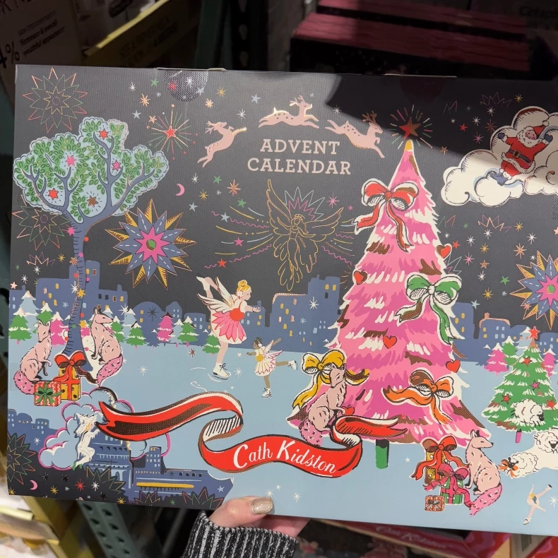 CATH KIDSTON 24天倒數月曆身體保養組。(圖/女大編輯部攝)
