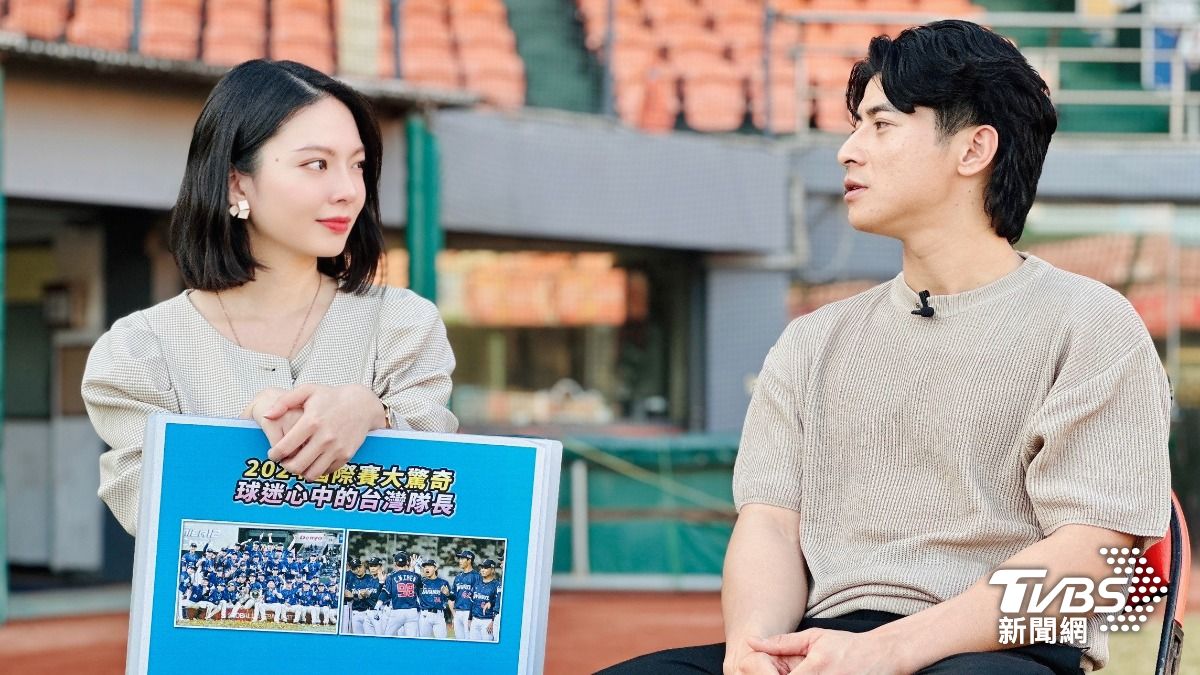 陳傑憲接受TVBS新聞網專訪,暢談職棒生涯心路歷程。(圖/區國強攝)
