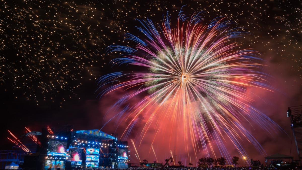 台東跨年除有精彩卡司,更祭出240秒璀璨煙火。(圖/臺東縣政府文化處-藝文推廣科提供)
