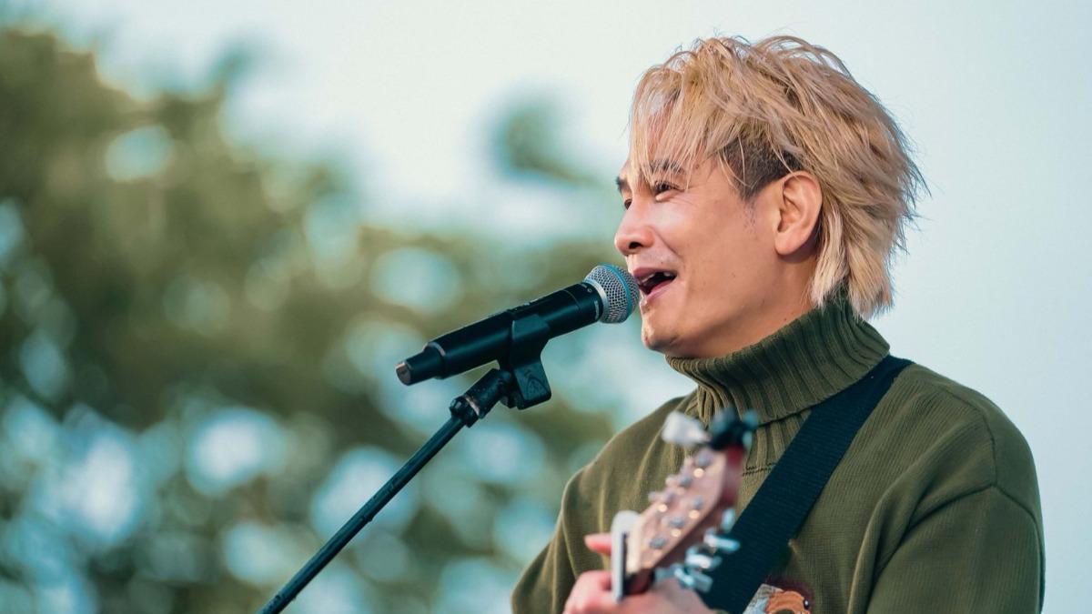 羅文裕也在穀動日不落音樂節帶來精彩表演。(圖/穀動日不落音樂節提供)