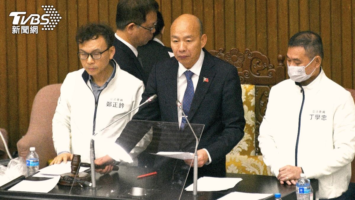 立法院20日朝野爆衝突　韓國瑜曾想公開發表談話籲冷靜