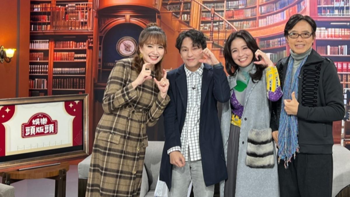 丁靜怡(左起)、狄志為、呂文婉、麥若愚探討「林襄佔位風波」。(圖/JET綜合台提供)