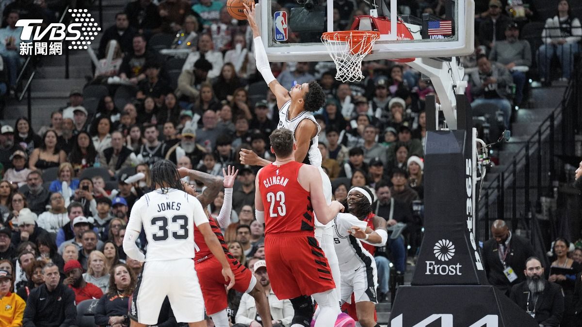 NBA/文班亞馬單場10鍋!比肩歷代神獸 鬼神數據屠殺拓荒者