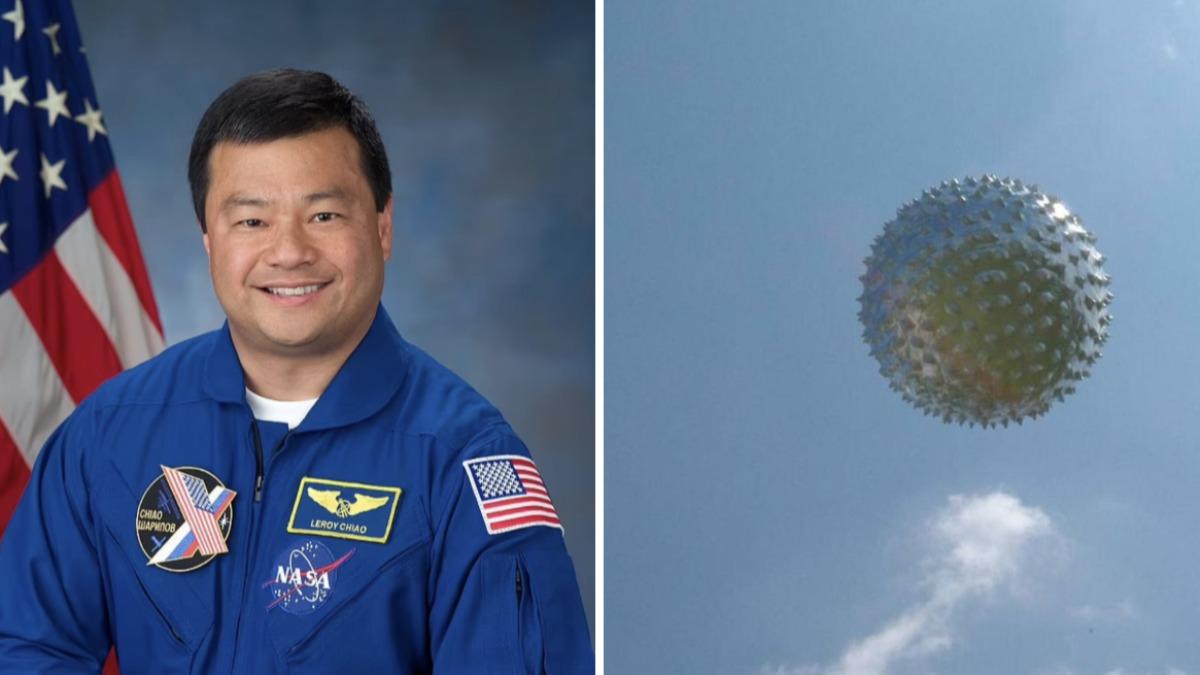 前NASA太空人空中見神秘金屬球 通過飛機旁:快到沒機會害怕