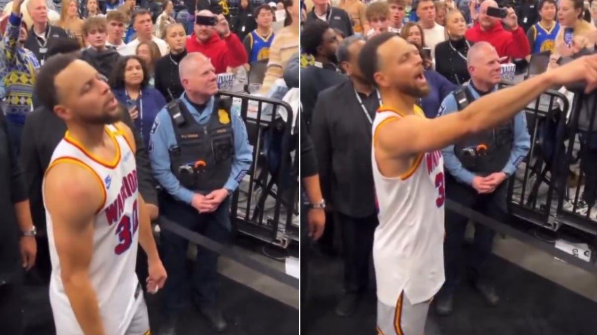 NBA/柯瑞罕見動怒!送鞋給小球迷被攔截 怒斥沒品大人