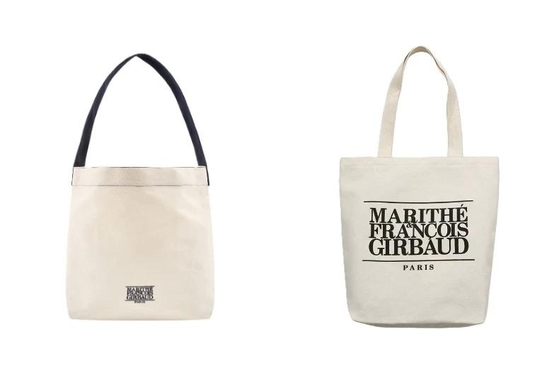 Marithé Francois Girbaud帆布包、水桶包。（圖／Marithé Francois Girbaud提供）