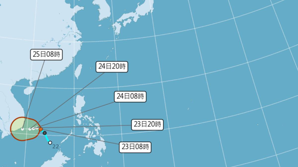 天氣/輕度颱風「帕布」生成 最新路徑出爐
