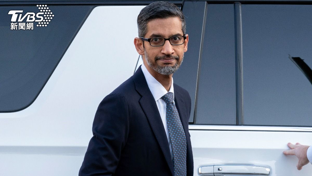 Google執行長皮查伊(Sundar Pichai)。(圖/達志影像美聯社)